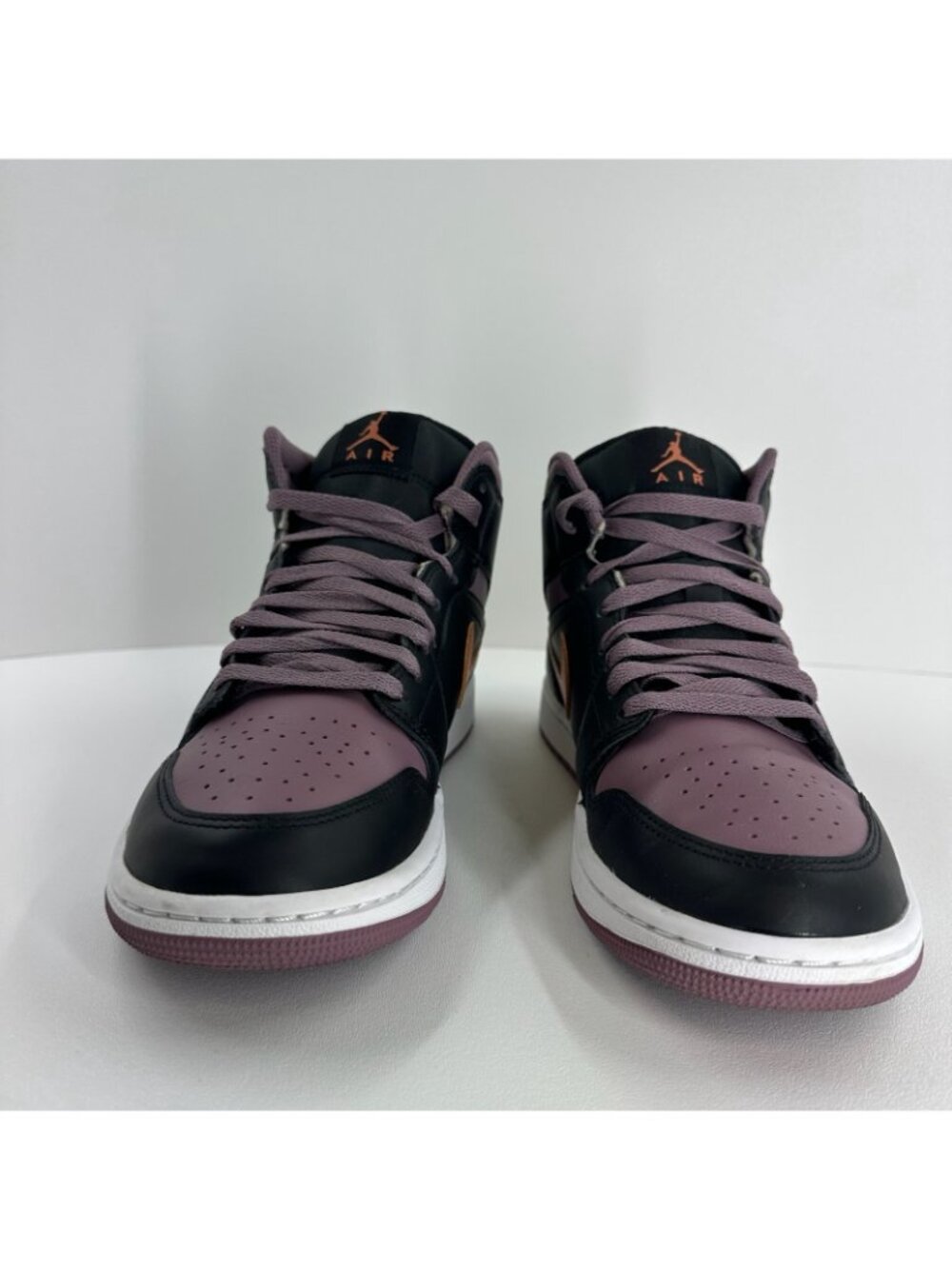 Nike Air Jordan 1 Mid Top SE FB9911-008 Sneakers Mens US 8.5 Black Sky J Mauve - Picture 3 of 12